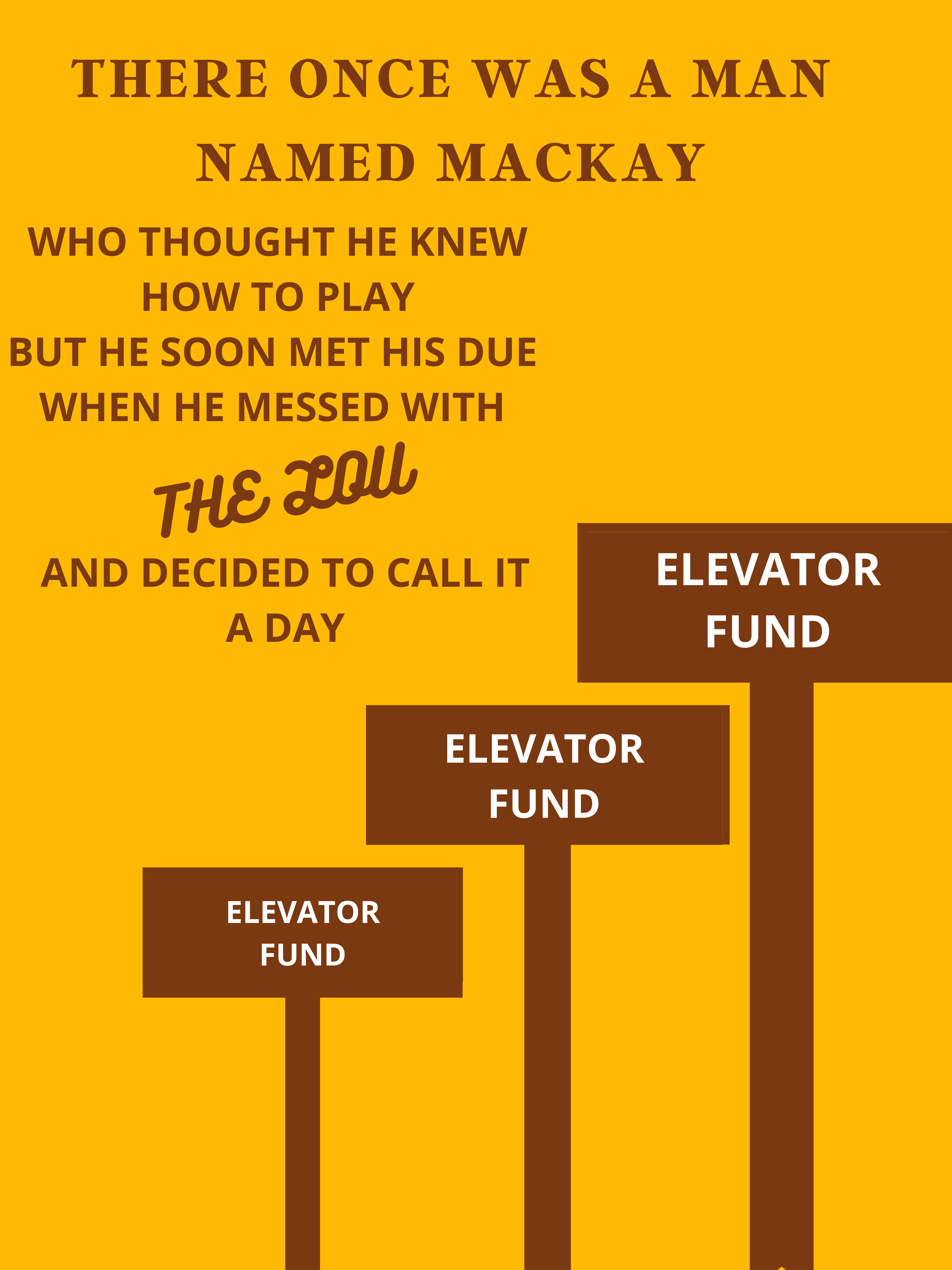 ELEVATOR FUND corrected poster